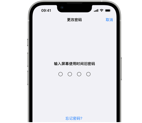 元氏iPhone屏幕维修分享iPhone屏幕使用时间密码忘记了怎么办 